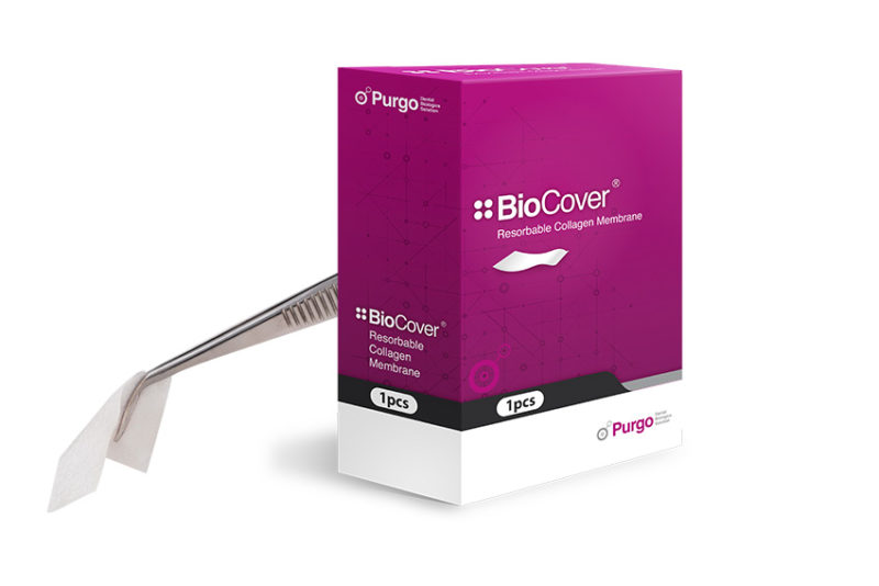 BioCover™ destina-se a ser utilizado em procedimentos de cirurgia periodontal e dentária.A membrana é colocada na área de dano periodontal, implante dentário, dano ósseo ou reconstrução da Creta para auxiliar na cura pós-operatória.
